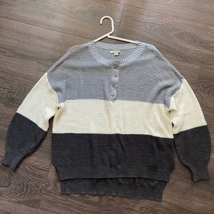 American Eagle Striped Knit Sweater